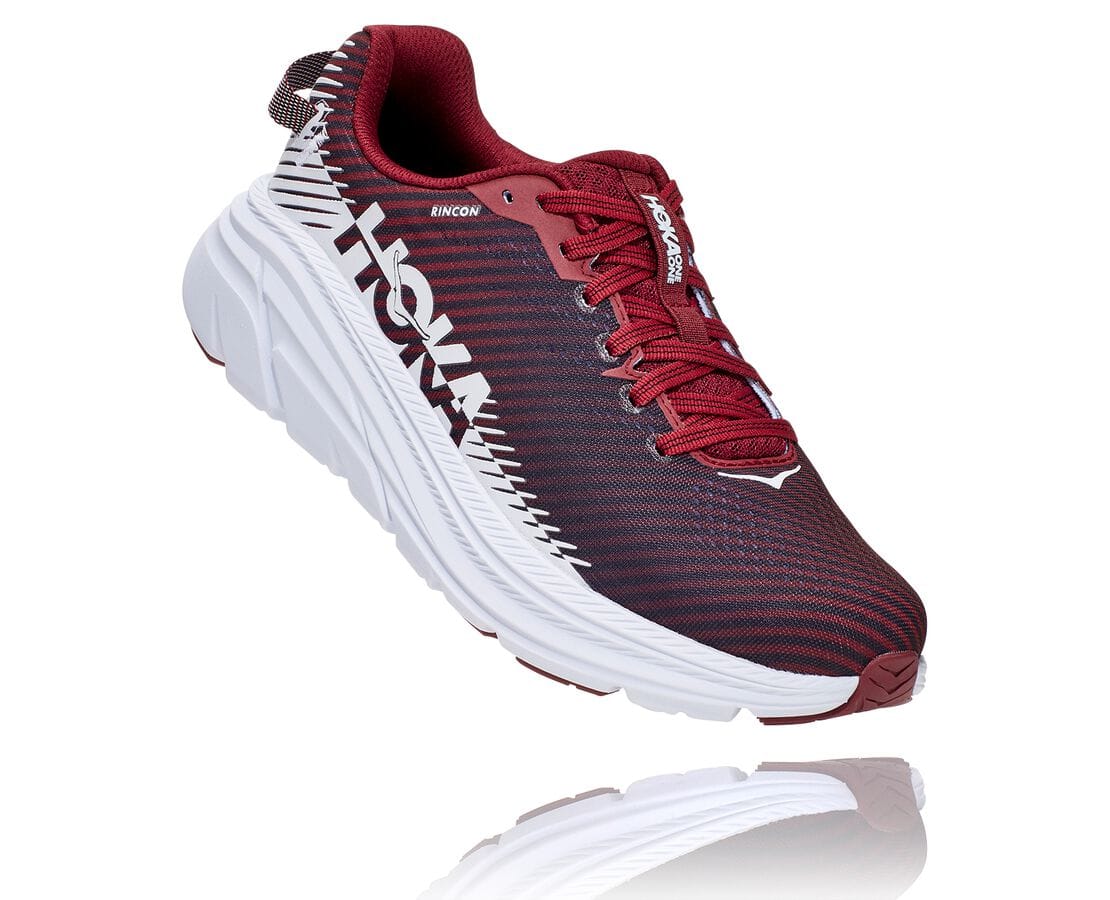 Hoka One One Rincon 2 Philippines - Womens Road Running Shoes - Dark Brown / White | CK2953467